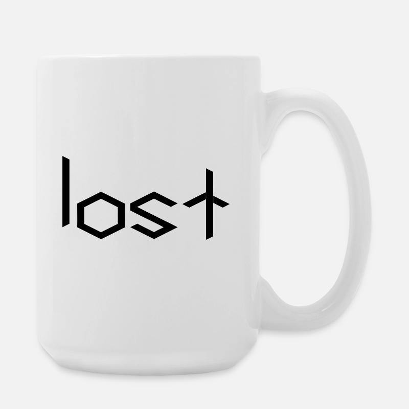 lost - Große Tasse 440 ml - Weiß
