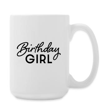 Birthday Girl - Large Mug 440 ml - white - Right