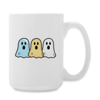 Ghosts Halloween Équipe drôle - Grande tasse 440 ml - blanc - Droite