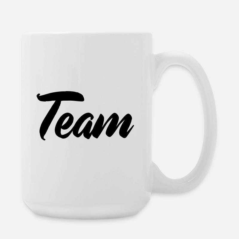 team - Große Tasse 440 ml - Weiß