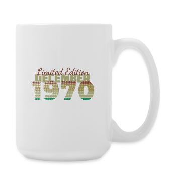 55. Geburtstag Limited Edition (SCR) 12/1970 - Große Tasse 440 ml - Weiß - Rechts