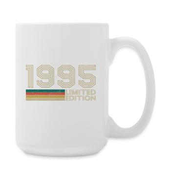 1995 Vintage Rétro Cadeau D'anniversaire - Grande tasse 440 ml - blanc - Droite