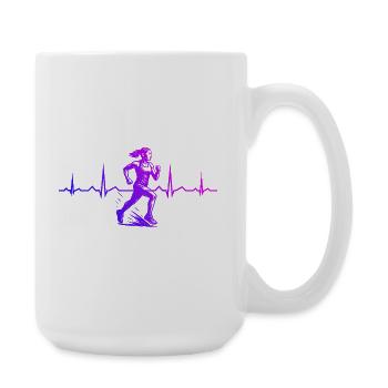 Running Graphics for Races - Large Mug 440 ml - white - Right