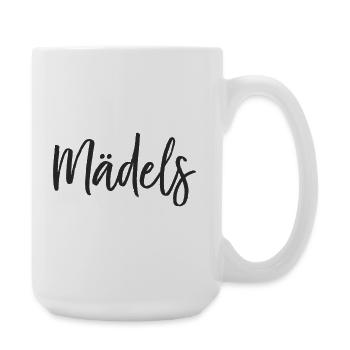 Mädels Handlettering Design - Große Tasse 440 ml - Weiß - Rechts