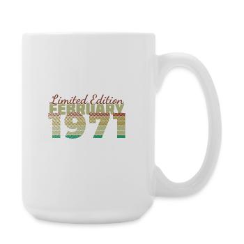 55th Birthday Limited Edition (SCR) 02/1971 - Large Mug 440 ml - white - Right