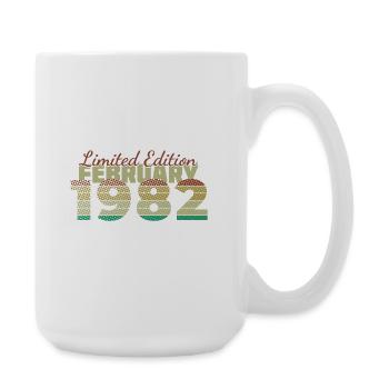 44. Geburtstag Limited Edition (SCR) 02/1982 - Große Tasse 440 ml - Weiß - Rechts