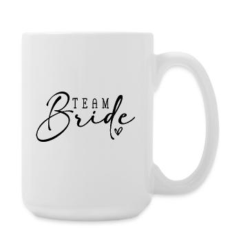 Team Bride - Large Mug 440 ml - white - Right