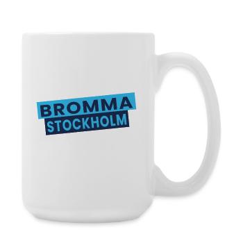 Marque de mots Bromma Stockholm - Grande tasse 440 ml - blanc - Droite