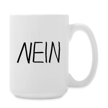 NEIN - Große Tasse 440 ml - Weiß - Rechts