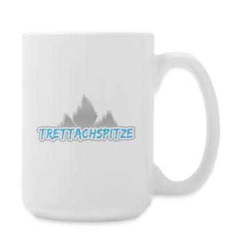 Trettachspitze als Berg - Große Tasse 440 ml - Weiß - Rechts