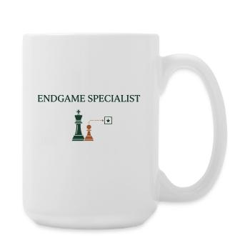 Schach-Endspielanalyse und fortgeschrittene Strategie - Große Tasse 440 ml - Weiß - Rechts