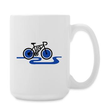 Moteur à engrenages moderne pour vélo électrique - Grande tasse 440 ml - blanc - Droite