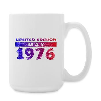 50. Geburtstag Limited Edition 05/1976 - Große Tasse 440 ml - Weiß - Rechts