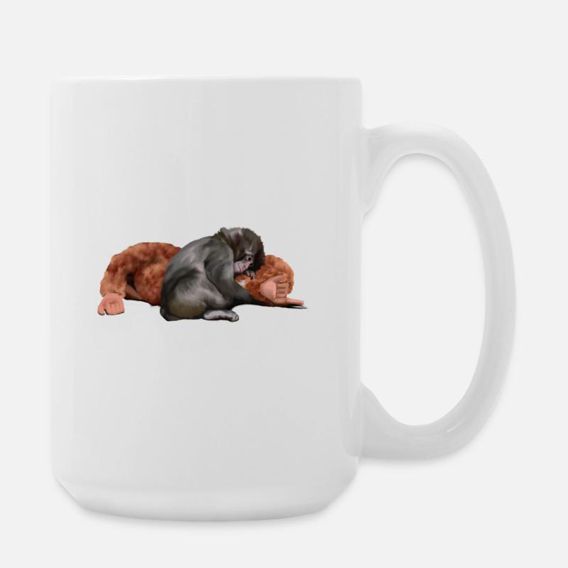 Punch - das Äffchen - Große Tasse 440 ml - Weiß
