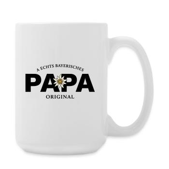 Bayerisches Original - Papa - Große Tasse 440 ml - Weiß - Rechts
