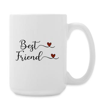 Best friends - Large Mug 440 ml - white - Right