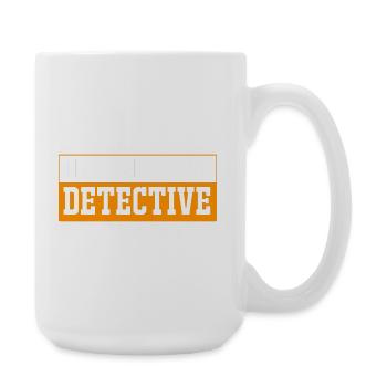 Detective - Large Mug 440 ml - white - Right