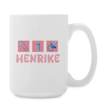 Geschenk für Henrike - Große Tasse 440 ml - Weiß - Rechts