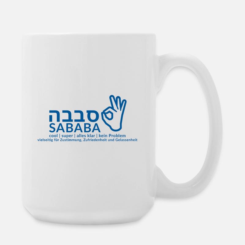 Sababa - Large Mug 440 ml - white