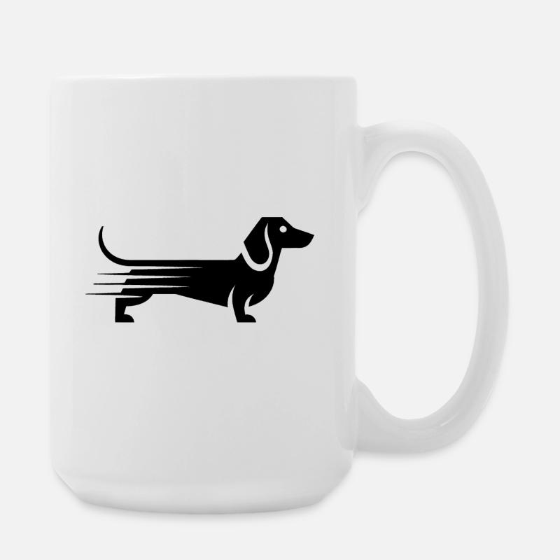 Teckel - Cool Pet Logo - Grande tasse 440 ml - blanc