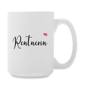 Pensioner Pension Heart - Large Mug 440 ml - white - Right