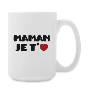 Mommy I Love You - Mother's Day - Large Mug 440 ml - white - Right
