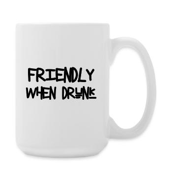 Friendly When Drunk - Alcool - Grande tasse 440 ml - blanc - Droite