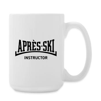 Après-Ski – Instructor (Konkav / Apres Ski / B) - Große Tasse 440 ml - Weiß - Rechts