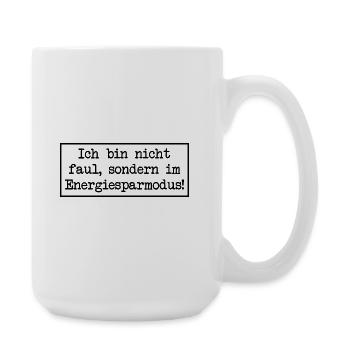 Je ne suis pas paresseux, je suis en mode économie d’énergie ! - Grande tasse 440 ml - blanc - Droite
