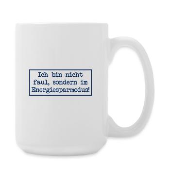 Je ne suis pas paresseux, je suis en mode économie d’énergie ! - Grande tasse 440 ml - blanc - Droite