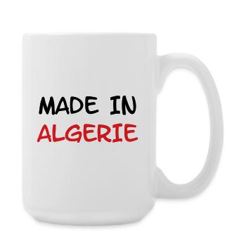 Hergestellt in Algerien - Große Tasse 440 ml - Weiß - Rechts