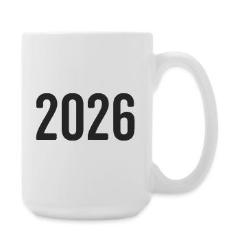 Réveillon du Nouvel An 2026 - Grande tasse 440 ml - blanc - Droite