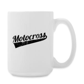 Motocross - Large Mug 440 ml - white - Right
