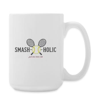 Sweat à capuche, chaussettes, oreiller Tennis SMASH-o-Holic - Grande tasse 440 ml - blanc - Droite