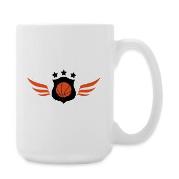 Basketball forever – dunk court competition sport - Large Mug 440 ml - white - Right