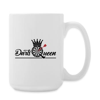Reine des fléchettes - Grande tasse 440 ml - blanc - Droite