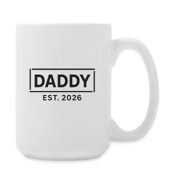 DADDY 2026 Proud Dad-to-be - Large Mug 440 ml - white - Right