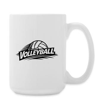 Volleyball Sports - Large Mug 440 ml - white - Right