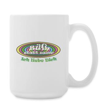 sweet instead of sour Valentine's Day reconciliation - Large Mug 440 ml - white - Right