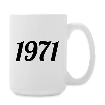 1971 Vintage 1971 Anniversaire Rétro 1971 Cadeau - Grande tasse 440 ml - blanc - Droite