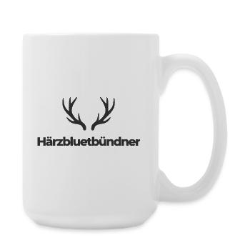Härzbluetbündner - Grande tasse 440 ml - blanc - Droite