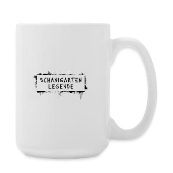 Schanigarten legend – Viennese dialect cult - Large Mug 440 ml - white - Right