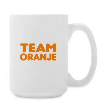 Team Oranje - Nederland - Netherlands Niederlande - Große Tasse 440 ml - Weiß - Rechts