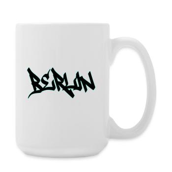 Neon Graffiti Lettering - Large Mug 440 ml - white - Right