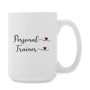 Personal Trainer - Large Mug 440 ml - white - Right