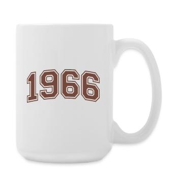 Aventure Rétro 60 Ans Soixantaine Cadeau 1966 - Grande tasse 440 ml - blanc - Droite