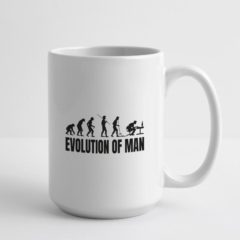 Programmer Computer Freak Evolution Large Mug 440 ml