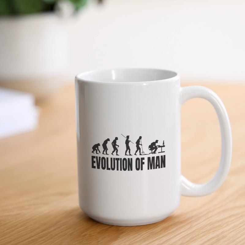 Programmer Computer Freak Evolution Large Mug 440 ml