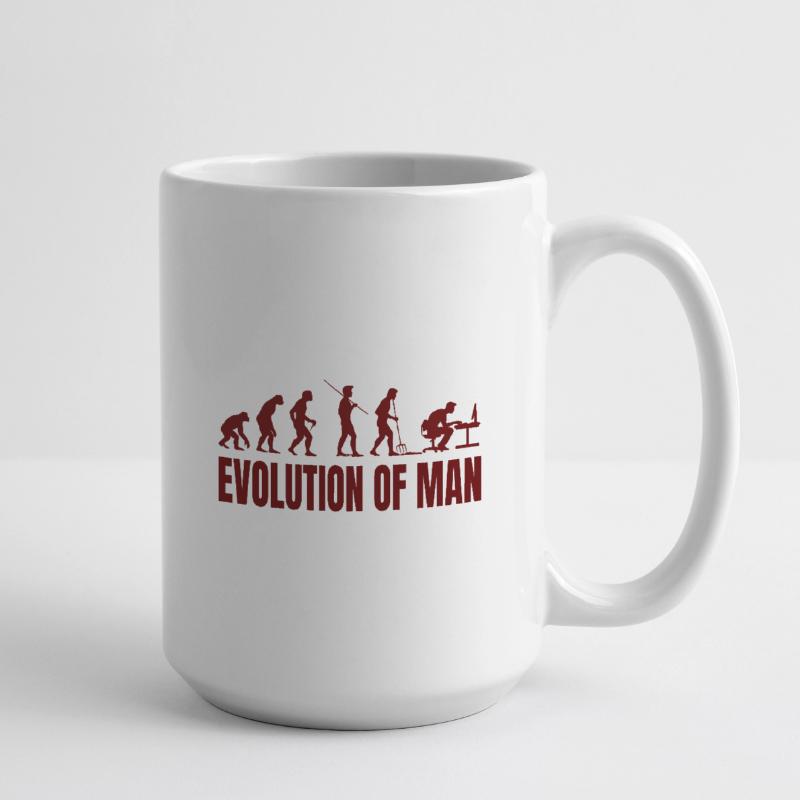 Computer PC Evolution Informatiker Programmierer Große Tasse 440 ml