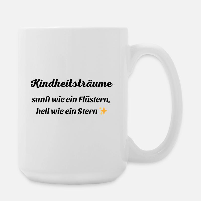 Rêves d’enfant1 - Grande tasse 440 ml - blanc